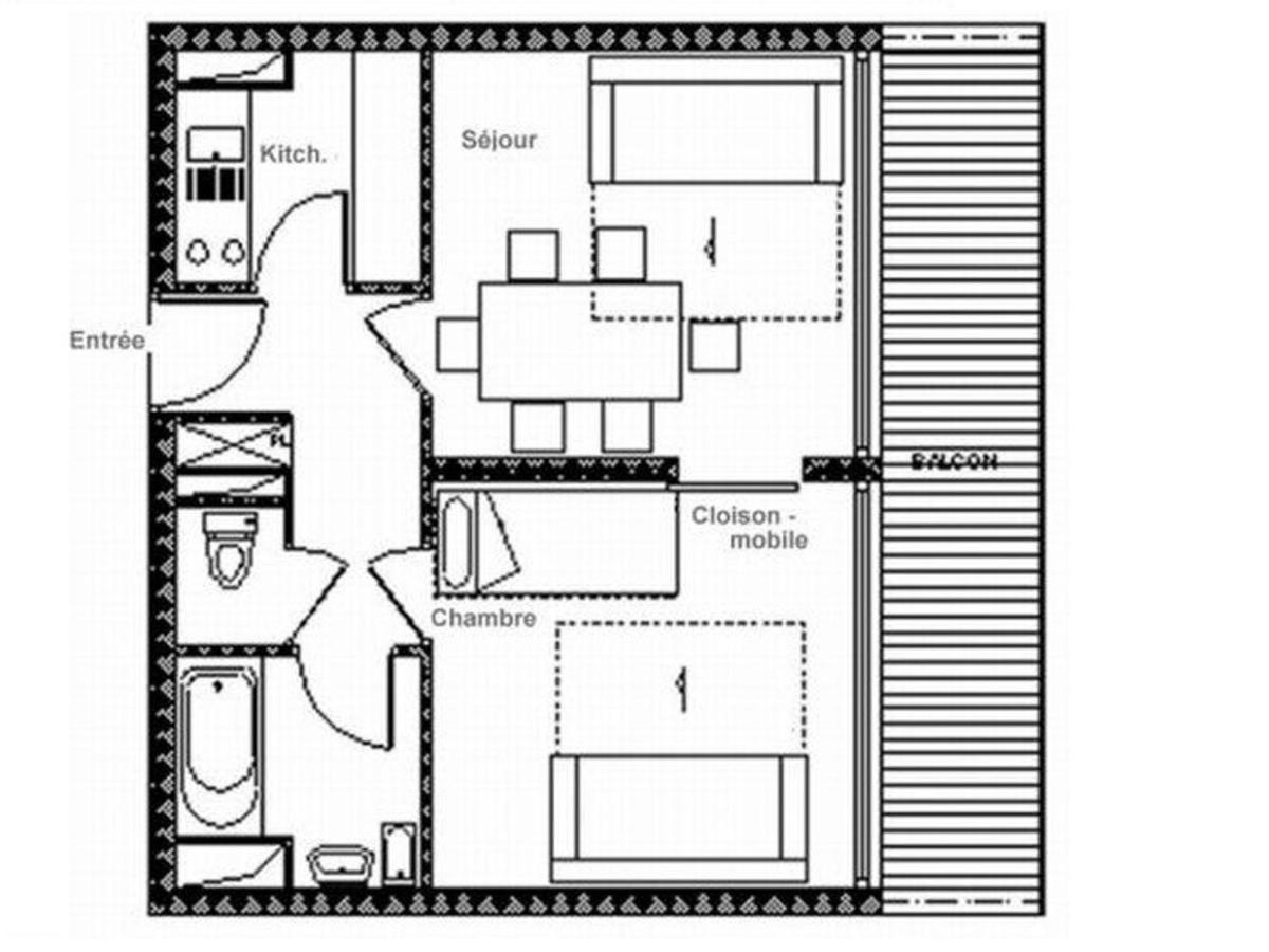 Appartement Lumineux 6 Pers. - Balcon Sud - Acces Direct Aux Pistes - Garage En Option - La Croisette - Fr-1-344-1017 Saint-Martin-de-Belleville Exteriör bild